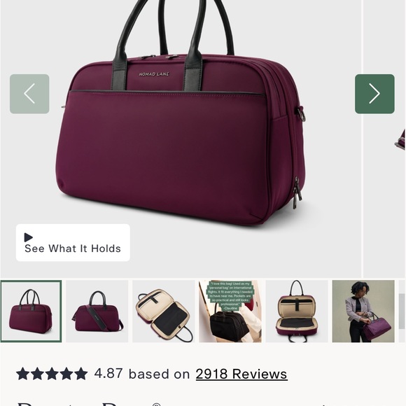 NWOT Nomad Lane Bento Bag - Venetian Violet - Picture 3 of 16